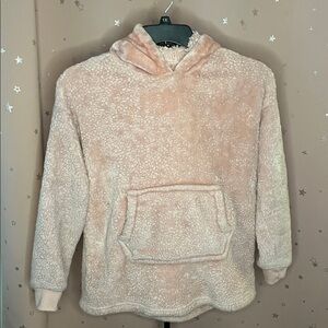 Fluffy Light Pink Sherpa Hoodie